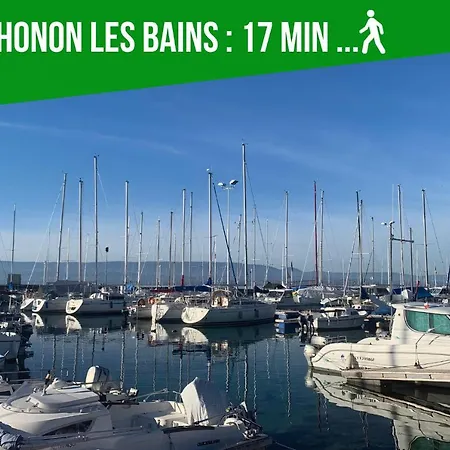 Apartment Viva Leman- Hypercentre - Vue Panoramique- Parking - Wifi Thonon-les-Bains
